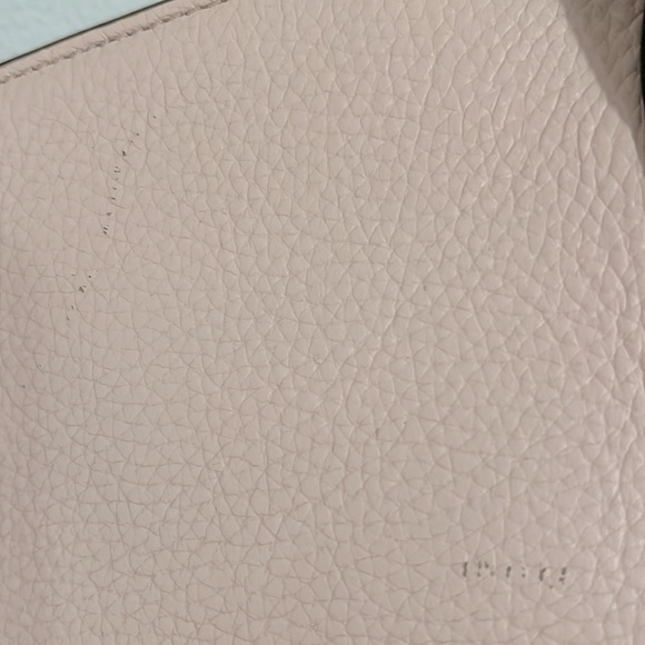 Kate spade large peachy pink and black pebbled leather tote bag - Picture 8 of 16